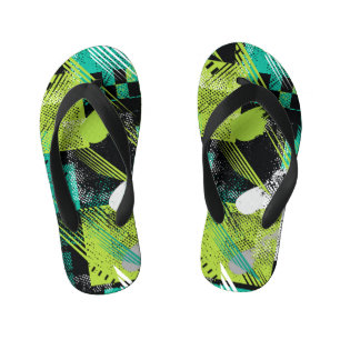 Chanclas Para Niños Resumen Patrón de puntos geométricos
