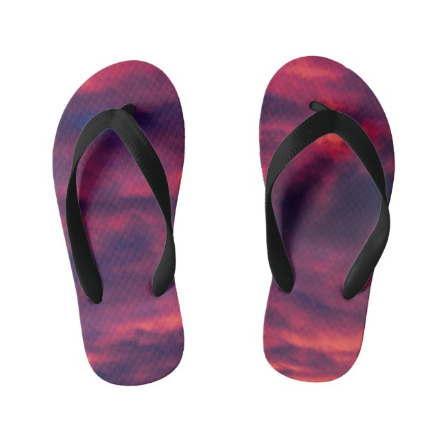 Chanclas Para Niños rojo de agosto (Plantilla)