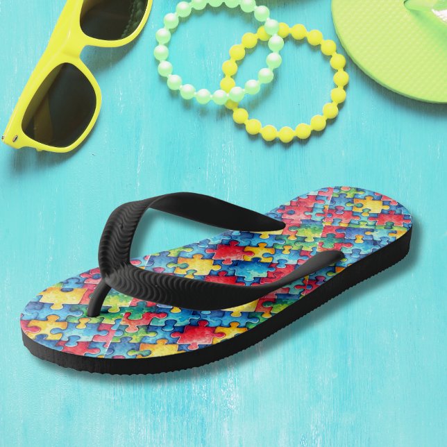 Chanclas Para Niños Rompecabezas del autismo (Subido por el creador)