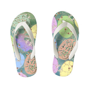 Chanclas Para Niños Rosa de Pascua Huevos Pareja de Flip Flops
