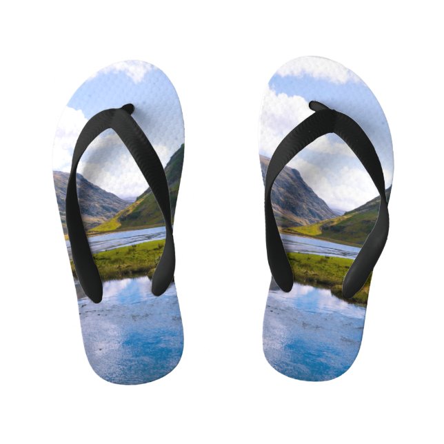 Chanclas Para Niños sabiduría de la naturaleza, montaña (Plantilla)