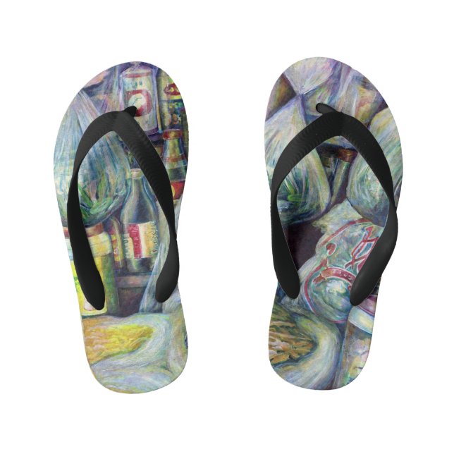 Chanclas Para Niños Sabores secados al sol de Singapur (Plantilla)