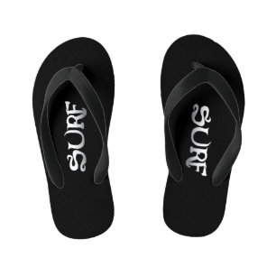 Chanclas Para Niños Saltos volteados del niño pequeño de color negro