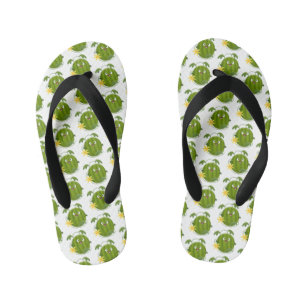 Chanclas Para Niños Sandía de dibujos animados sonriente y linda