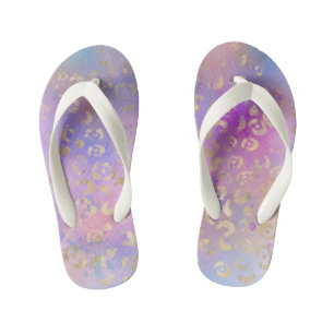 Chanclas Para Niños Serie de Diseño de Pintura de Leopardo 8