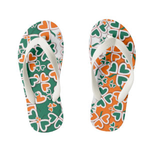 Chanclas Para Niños Shamrock irlandés