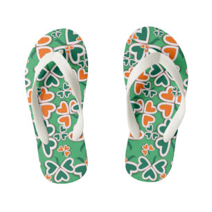 Chanclas Para Niños Shamrock irlandés