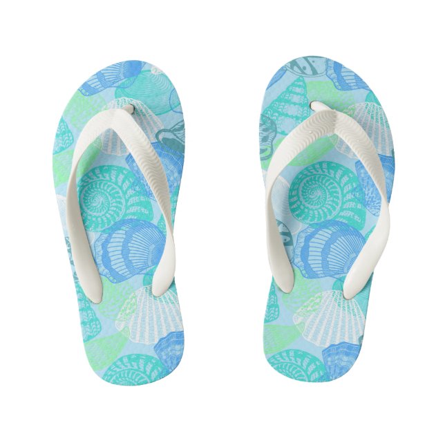 Chanclas Para Niños Shells Kids Flip Flops (Plantilla)
