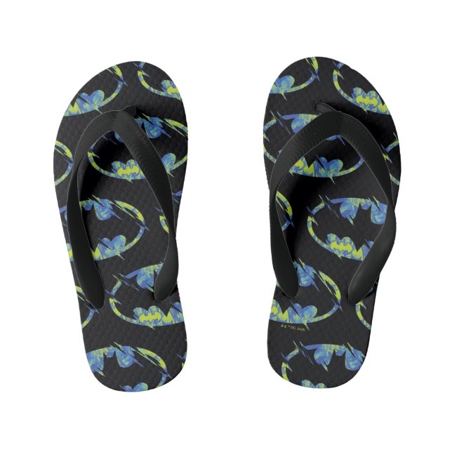 Chanclas Para Niños Símbolo de Batman eléctrico hacia arriba (Plantilla)
