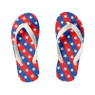Chanclas Para Niños símbolo de la bandera de los estados unidos