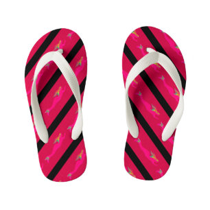 Chanclas Para Niños sirenas rosadas subacuáticas rayadas