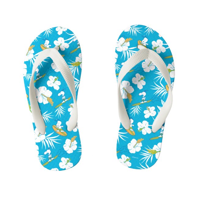Chanclas Para Niños Snoopy Brooklyn Beach Pattern (Plantilla)
