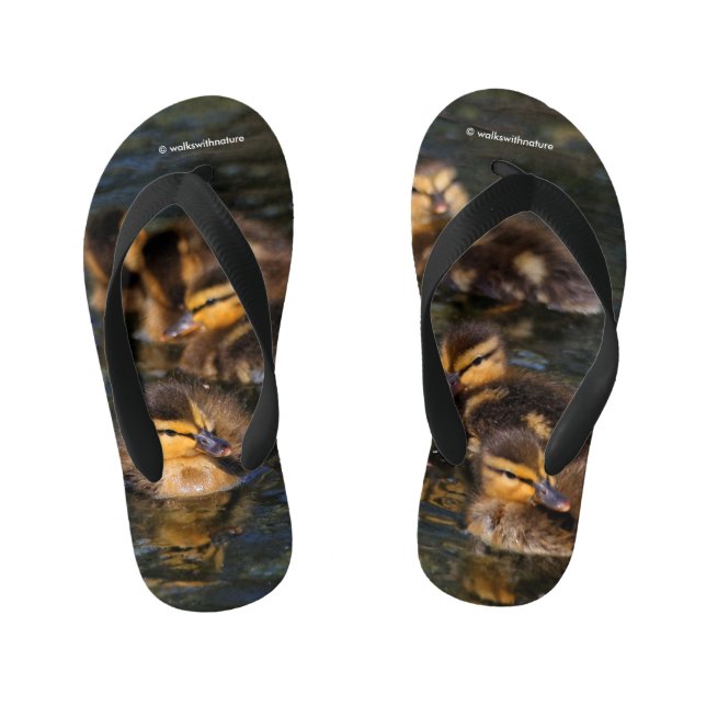 Chanclas Para Niños Sobrecarga ligera: Mallard Ducklings (Plantilla)