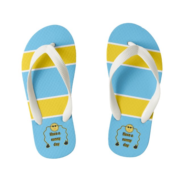Chanclas Para Niños Sol divertida (Plantilla)