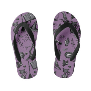 Chanclas Para Niños Spookone Cute Halloween Purple