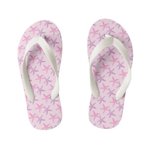Chanclas Para Niños Starfish rosa oscuro y morado