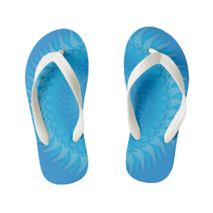 Chanclas Para Niños Sun Mandala azul claro
