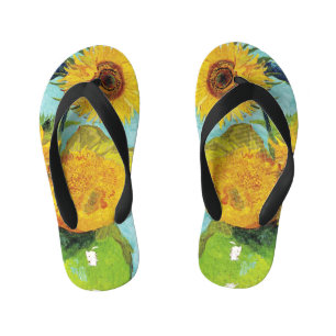 Chanclas Para Niños Sunflowers Vincent van Gogh