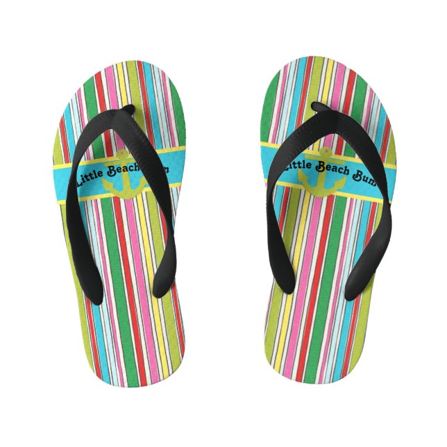 Chanclas Para Niños Sunny Beach Stripes (Plantilla)