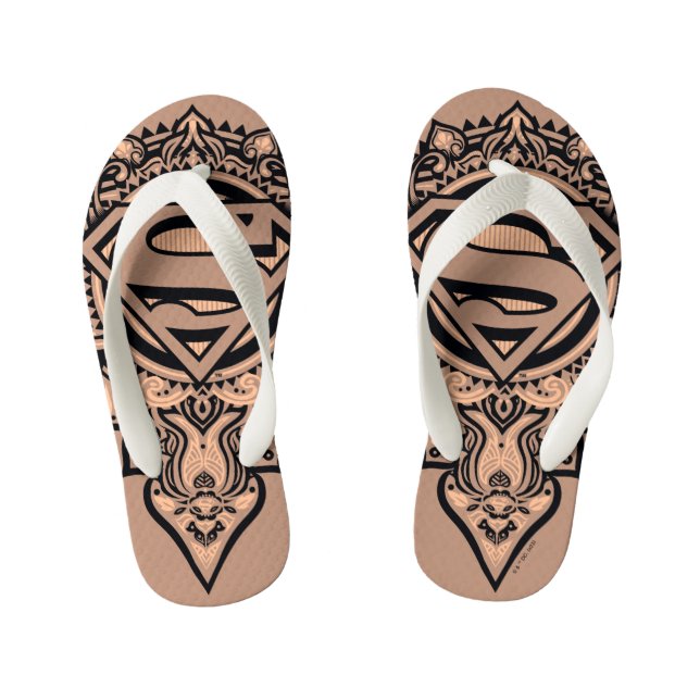 Chanclas Para Niños Supergirl Mandala Graphic (Plantilla)