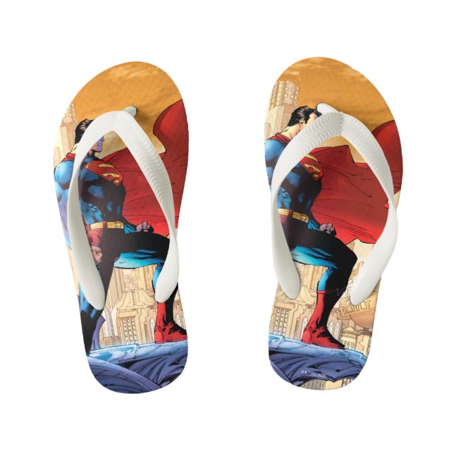 Chanclas Para Niños Superman Daily Planet (Plantilla)