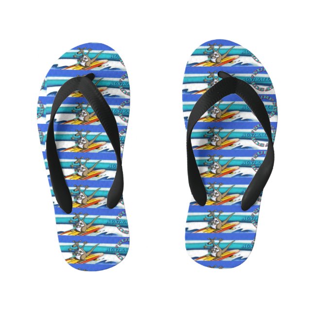 Chanclas Para Niños Surf Australia niño pequeño flip flops (Plantilla)
