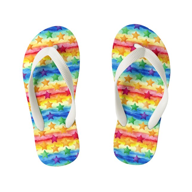Chanclas Para Niños Tie Dye Star (Plantilla)