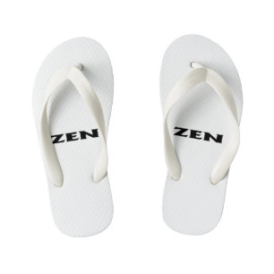 Chanclas Para Niños Tiras volteantes de zen rojo