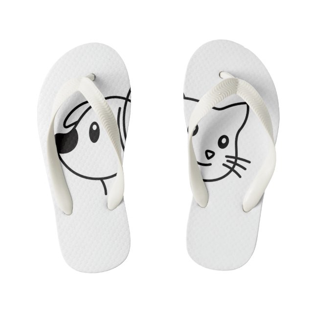 Chanclas Para Niños Tongs cat& dog pour vacance new DESGIN  (Plantilla)