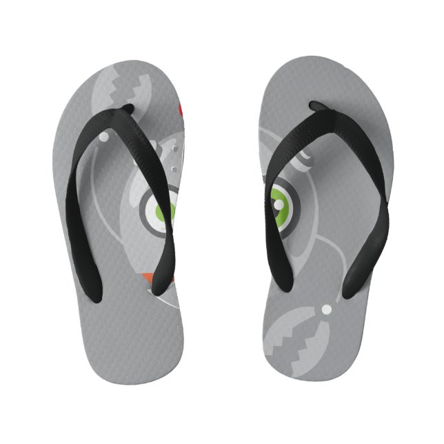 Chanclas Para Niños trol robot (Plantilla)