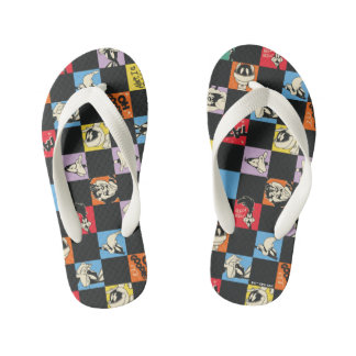Chanclas Para Niños TUNES™ en blanco y negro en el verificador de colo