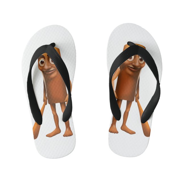 Chanclas Para Niños Tung Tung Tung Sahur Funny Personalizado (Plantilla)