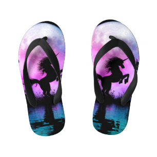 Chanclas Para Niños Unicornio con pequeño hada