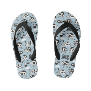 Chanclas Para Niños Vaca y leche