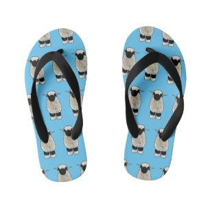Chanclas Para Niños Valais Blacknose ilustracion personalizado ovino