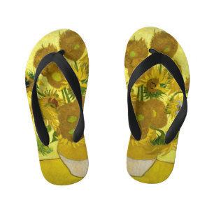 Chanclas Para Niños Van Gogh Sunflower