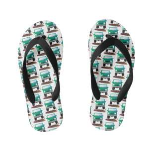 Chanclas Para Niños Vehículo todoterreno 4X4 de dibujos animados lindo