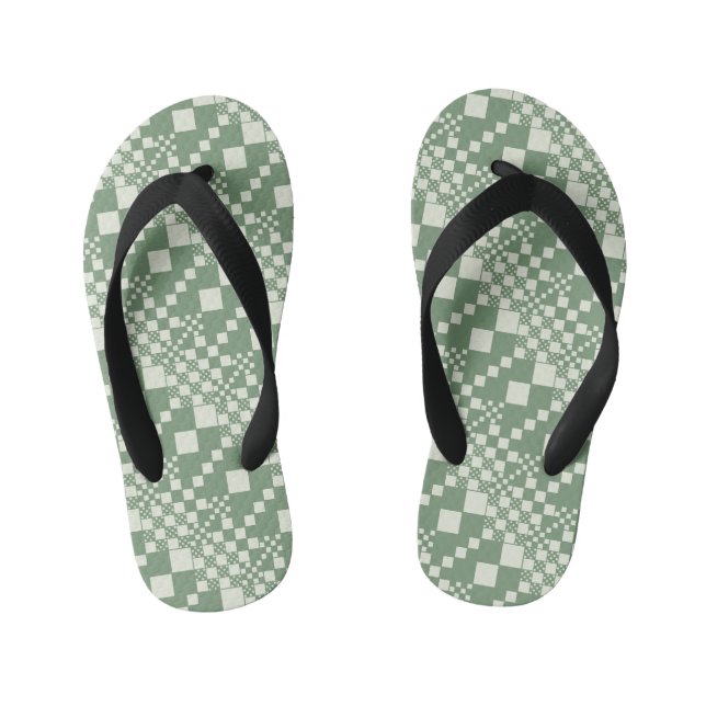 Chanclas Para Niños Verificado, comprueba en verde (Plantilla)