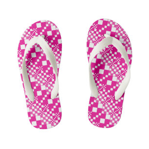 Chanclas Para Niños Verificado, verifica en magenta y blanco