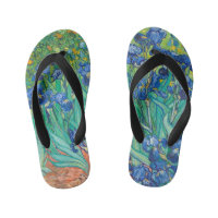 Vincent Van Gogh Lirios Floral Vintage Arte Refina