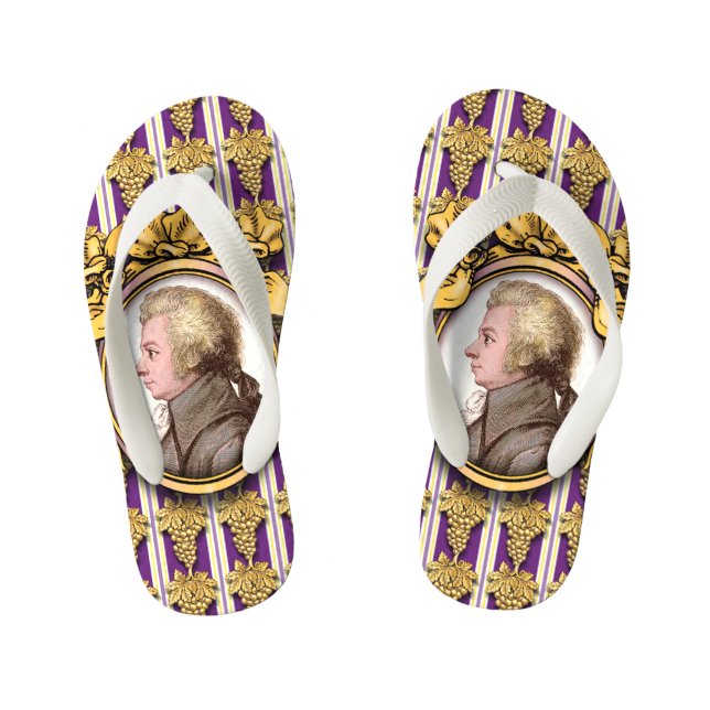 Chanclas Para Niños Wolfgang Amadeus Mozart (Plantilla)