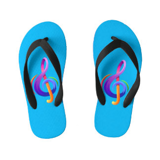 Chanclas Para Niños Zapatillas musicales para aficionados a la música