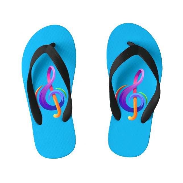 Chanclas Para Niños Zapatillas musicales para aficionados a la música (Plantilla)