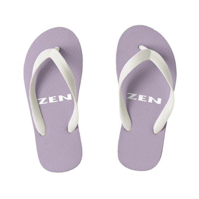 Chanclas Para Niños Zen grises grises grises niños volteados (Plantilla)