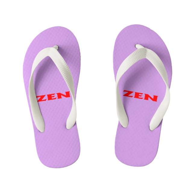 Chanclas Para Niños Zen red lilac pequeño flip flops (Plantilla)