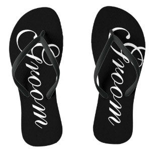 Chanclas para novio y novia para boda en la playa