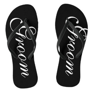 Chanclas para novio y novia para boda en la playa