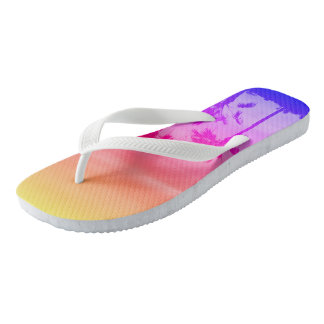 Chanclas Paraíso de puesta de sol palmas flip flops