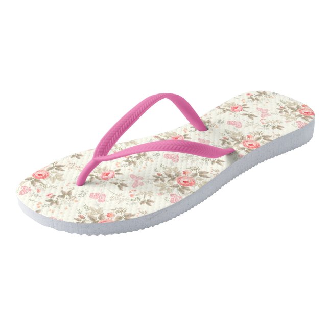 Chanclas Paraíso rosa Flip Flops (Angular)