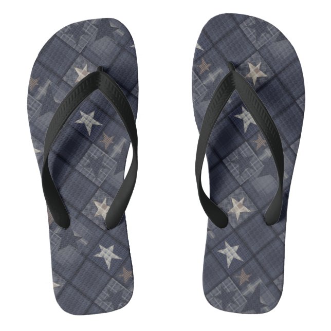 Chanclas Parche azul (Plantilla)